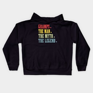 Gramps The Man The Myth The Legend T Shirt for Father Kids Hoodie